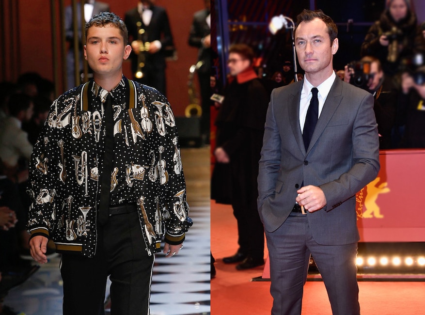 Jude Law, Rafferty Law, Celeb Kids Who Model